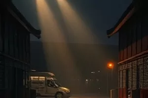 潮汐图书馆封面：退潮后的滩涂与一座白色小书屋