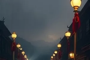拾光杂货铺封面：木质货架上摆满旧物与手写价签